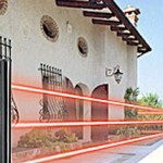 Barriere perimetrali antintrusione per villa monopiano